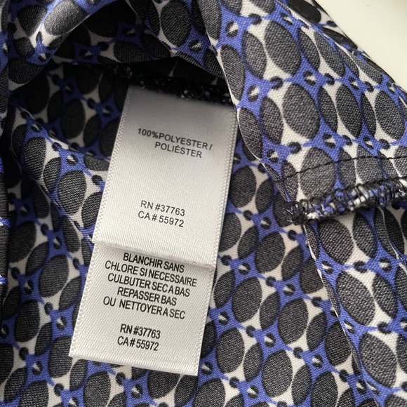 Laundry by Shelli Segal Sleeveless top/blouse Sz M - Picture 5 of 6